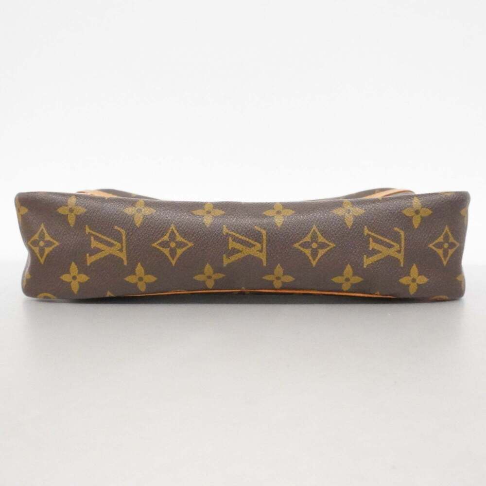 LOUIS VUITTON Authentic Brown Monogram Clutch Bag - Picture 3 of 10